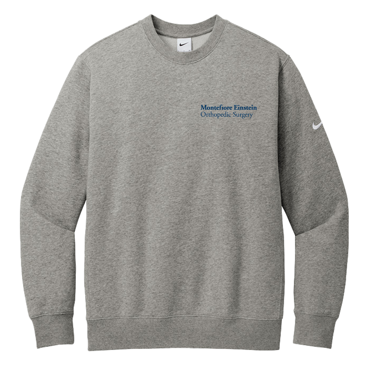 Nike® Club Fleece Sleeve Swoosh Crew