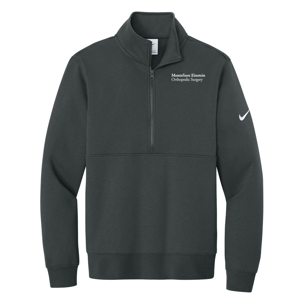 Mens Nike® Club Fleece Sleeve Swoosh 1/2 Zip