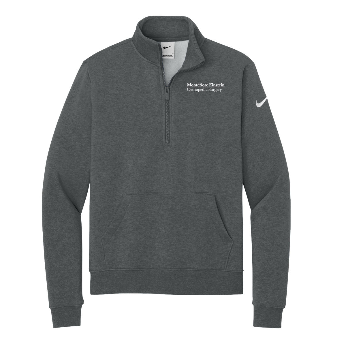 Womens Nike® Club Fleece Sleeve Swoosh 1/2 Zip