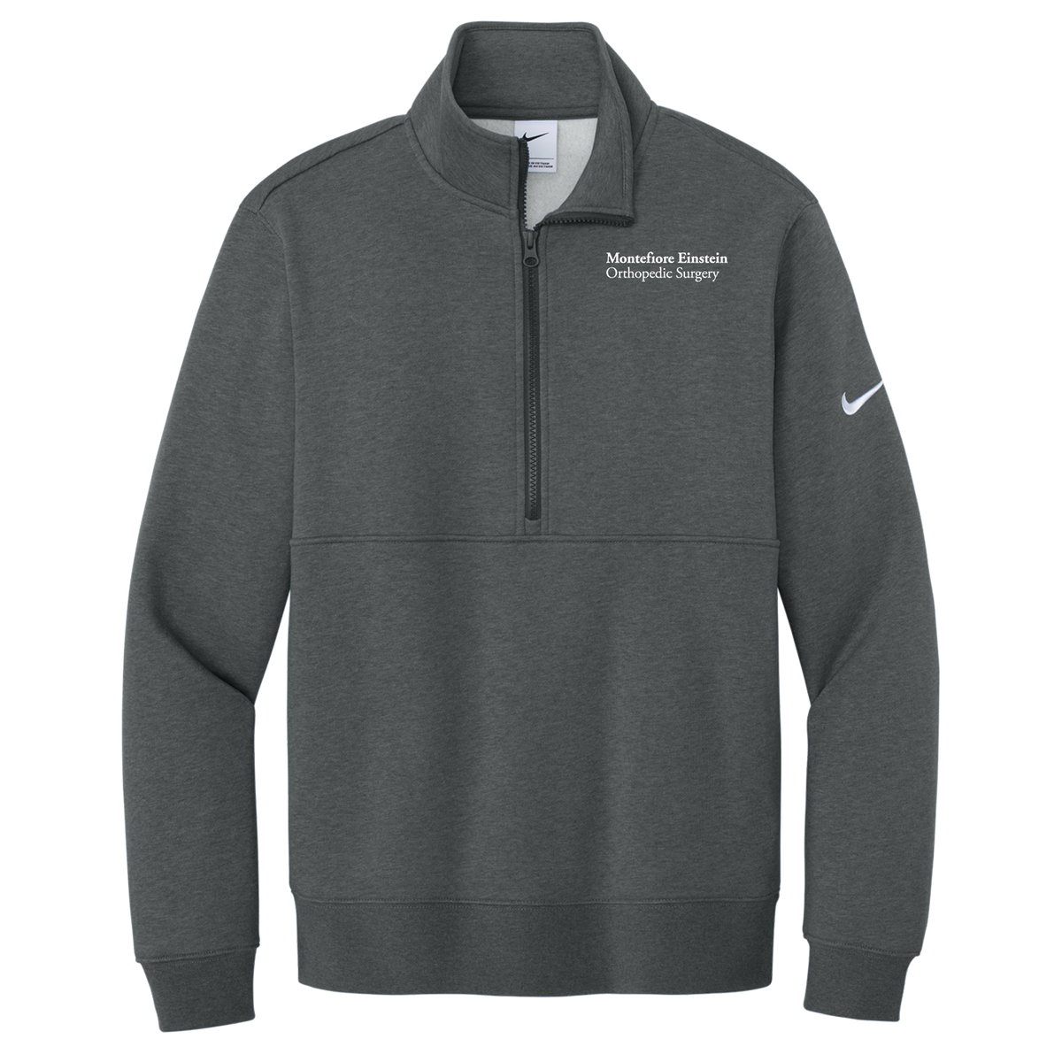 Mens Nike® Club Fleece Sleeve Swoosh 1/2 Zip