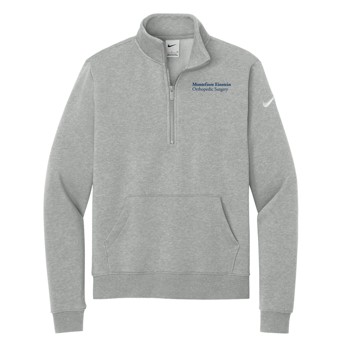 Womens Nike® Club Fleece Sleeve Swoosh 1/2 Zip