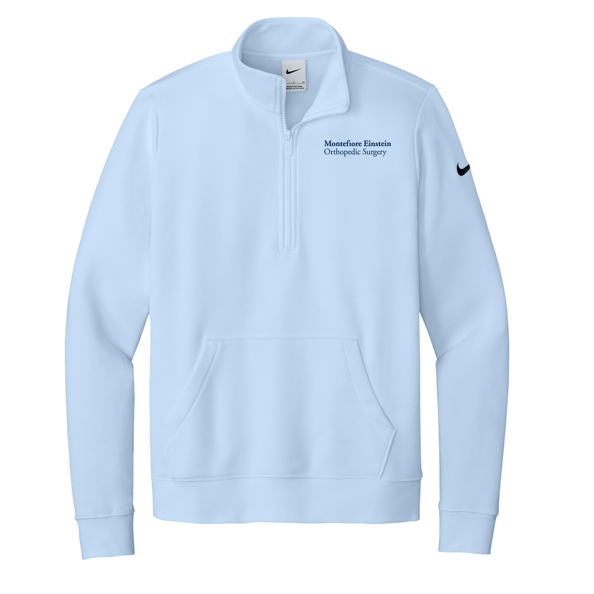 Womens Nike® Club Fleece Sleeve Swoosh 1/2 Zip
