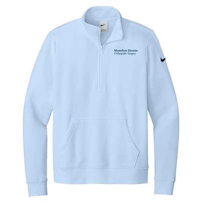 Womens Nike® Club Fleece Sleeve Swoosh 1/2 Zip
