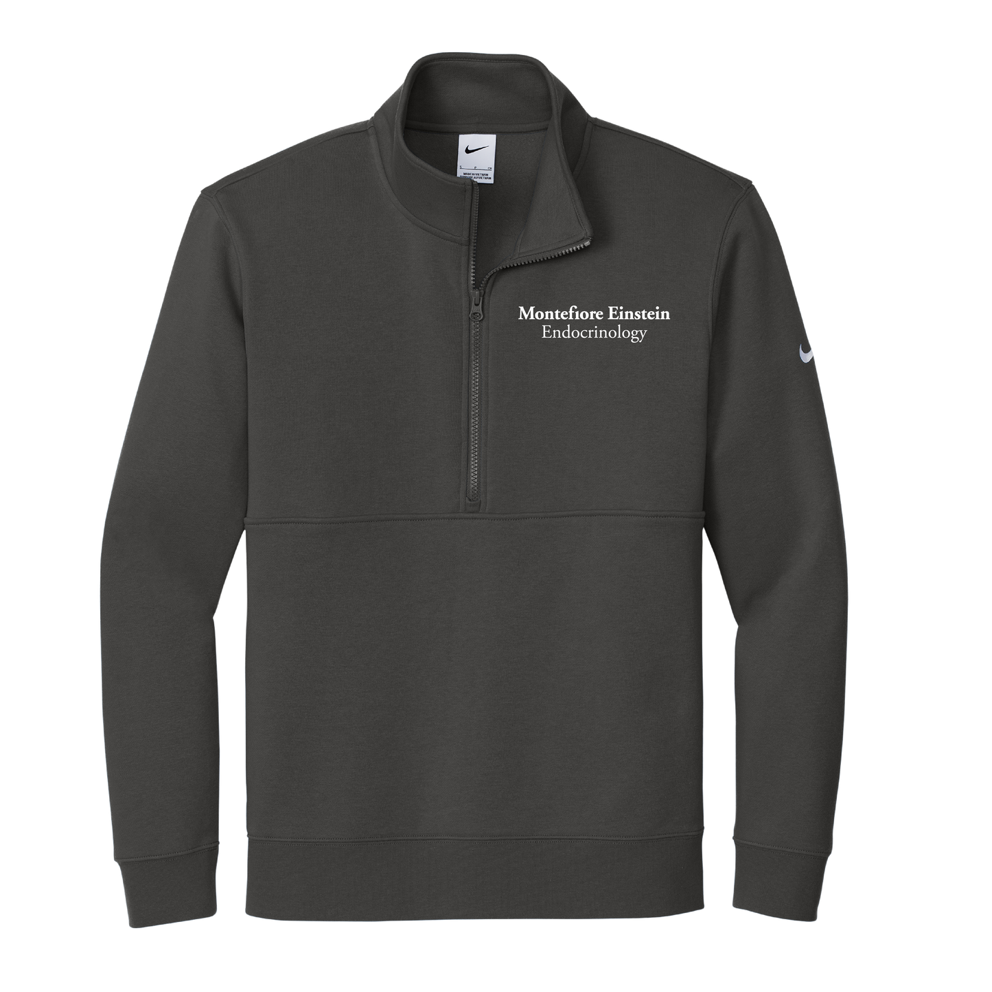 Mens Nike Club Fleece Sleeve Swoosh 1/2 Zip