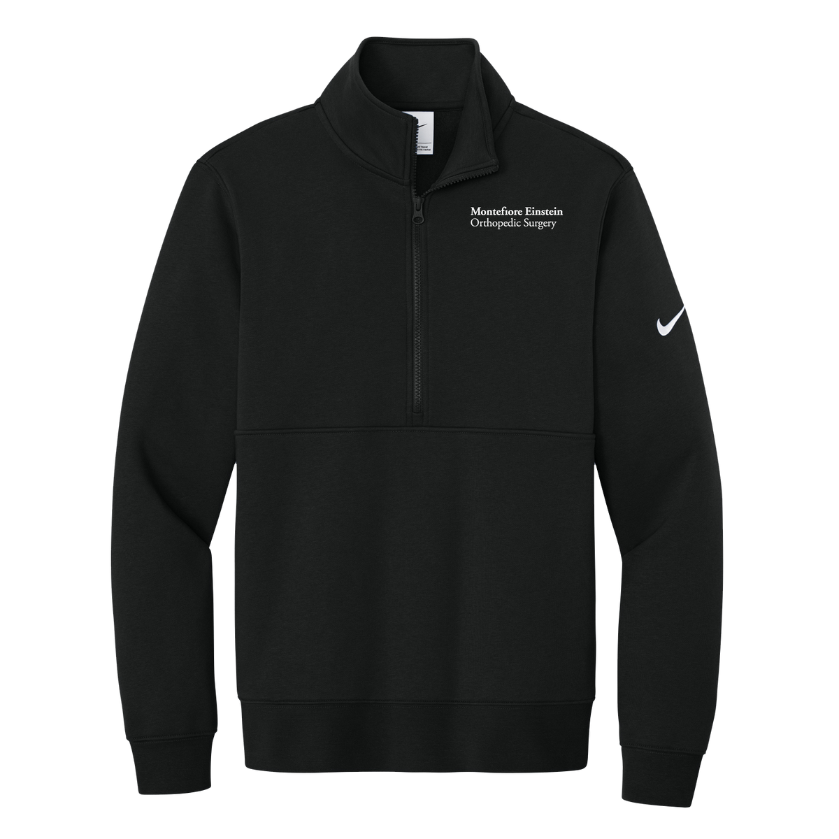 Mens Nike® Club Fleece Sleeve Swoosh 1/2 Zip