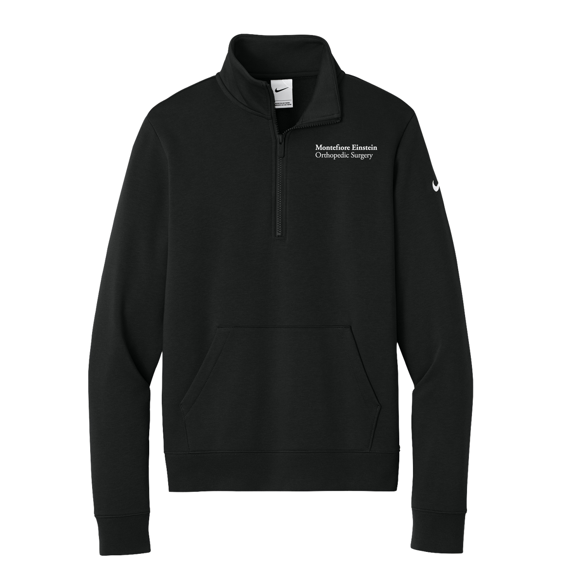 Womens Nike® Club Fleece Sleeve Swoosh 1/2 Zip