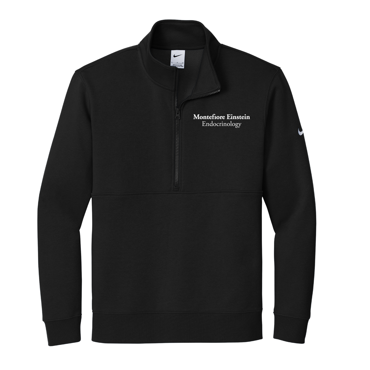 Mens Nike Club Fleece Sleeve Swoosh 1/2 Zip