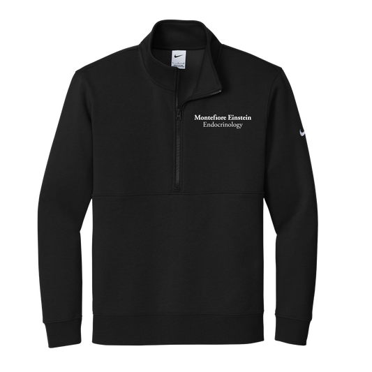 Mens Nike Club Fleece Sleeve Swoosh 1/2 Zip